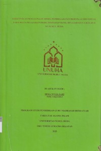 Image of Efektivitas Penggunaan Media Pembelajaran Berupa Audio Visual pada Mata Pelajaran Fiqih terhadap Hasil Belajar Siswa Kelas II MI Nurul Huda