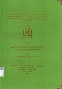 Image of Pengaruh Strategi Pembelajaran Aktif Critikal Incident (Pengalaman Penting) terhadap Hasil Belajar Siswa Kelas VIII pada Mata Pelajaran Fiqih di SMP Muhammadiyah 1 Rawabening