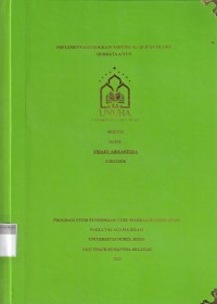 Image of Implementasi Program Tahfidz Al-qur'an Di SDIT Qurrata A'yun