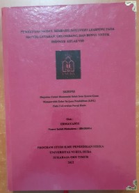 Image of Pembuatan Modul Berbasis Discovery Learning pada Materi Getaran, Gelombang dan Bunyi untuk SMP/MTS Kelas VIII