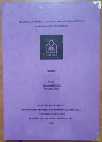 Image of Pelaksanaan Pembelajaran Tematik Pada Masa Setelah Pandemi di SD Tanah Merah