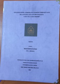 Image of Pengaruh Model Coorperative Learning Terhadap Hasil Belajar Siswa Kelas IV SD Negeri Nusa Raya Tahun Pelajaran 2022/2023