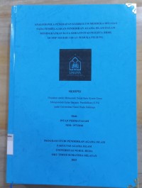 Image of Analisis Pola Penerapan Kurikulum Merdeka Belajar pada Pembelajaran Pendidikan Agama Islam dalam Meningkatkan Daya Kreativitas Peserta Didik di SMP Negeri 3 Buay Pemuka Peliung