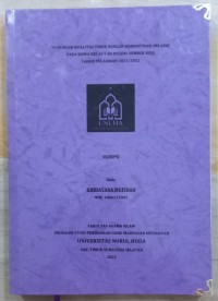 Image of Hubungan Kualitas Tidur dengan Konsentrasi Belajar Pada Siswa Kelas V SD Negeri Sumber Rejo Tahun Pelajaran 2021/2022