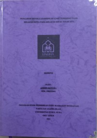 Image of Pengaruh Metode Learning By Game Terhadap Hasil Belajar Siswa Pada Kelas III SDN 01 Tulus Ayu