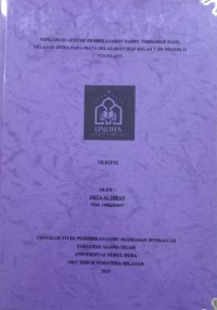 Image of Pengaruh Metode Pembelajaran Radec Terhadap Hasil Belajar Siswa Pada Mata Pelajaran IPAS Kelas V SD Negeri 01 Tulus Ayu