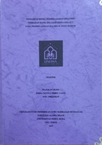 Image of Pengaruh Media Pemebelajaran Ritatoon Terhadap Hasil Belajar Siswa Kelas V Pada Pembelajaran IPA SDN 01 Tugu Harum