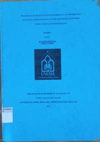 Image of Pelaksanaan Kegiataan Muhadhoroh dalam Membentuk Kualitas Publik Speaking Santri di Pondok Pesantren Nurul Mustaqim Bandar Jaya