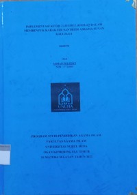 Image of Implementasi Kitab Taisyirul Kholaq dalam Membentuk Karakter Santri di Asrama Sunan Kalijaga