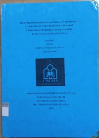 Image of Strategi Pengembangan Kurikulum Pendidikan Agama Islam yang Responsif Terhadap Tantangan pendidikan di Era Global di MTs Nurul Huda Sukaraja