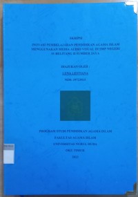 Image of Inovasi pembelajaran pendidikan Agama Islam Menggunakan Media Audio Visual di SMP Negeri 01 Belitang II Sumber Jaya