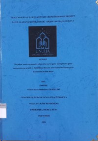 Image of Pengembangan E-LKPD Menulis Cerpen Berbasis Project Based Learning di SMK Negeri 1 Belitang Madang Raya