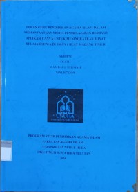 Image of Peran Guru Pendidikan Agama Islam dalam Memanfaatkan Media Pembelajaran Berbasis Aplikasi Canva untuk Meningkatkan Minat Belajar Siswa di SMAN 1 Buay Madang Timur