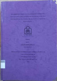 Image of Pengembangan Media Papan Kantong Pintar (PAKAPIN) pada Mata Pelajaran Matematika Materi Penjumlahan, Pengurangan & Nilai Tempat Bilangan kelas 1 SD Negeri Bantan Pelita