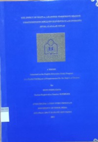 Image of The Effeect of Digital Learning to Improve Reading Comprehension Skills on Eleventh - Class Students of MA Al - Falah Putak