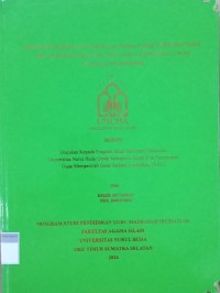 Image of Pengaruh Model DLPS (Double Loop Problem Solving) terhadap Hasil Belajar Siswa pada Mata Pelajaran Fiqih Kelas 4 di MI Nurussalam Sidogede