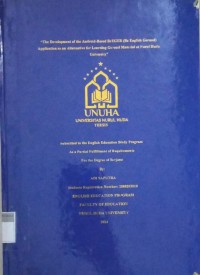 Image of The Development of the Android-Based BeEGER (Be English Gerund) Application as an Alternative for Learning Gerund Material at Nurul Huda University