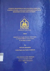 Image of Students' Perceptions of the Use of Social Media For Learning English: A Case Study Fourth - Semester English Departement of Nurul Huda University