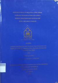Image of Pengaruh Penggunaan Media Audio Visual terhadap Kemampuan Menulis Cerita Pendek Tema Pesantren Kelas XI SMK Nurul Huda Buay Madang