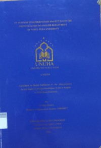 Image of An Analysis of Komeringness Dialect (L1) in the Pronunciation of English Departement of Nurul Huda University