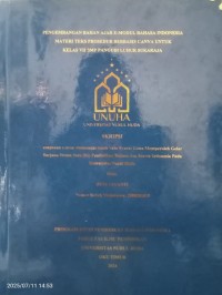 Image of Pengembangan Bahan Ajar E-Modul Bahasa Indonesia Materi Teks Prosedur Berbasis CANVA Untuk KElas VII SMP Pangudi Luhur Sukaraja