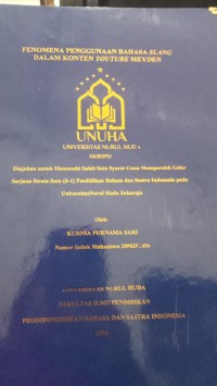 Image of Fenomena Penggunaan Bahasa Slang Dalam Konten Youtube Meyden