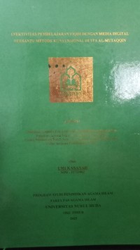 Image of Pengaruh Penerapan Media Pembelajaran Puzzle Suku Kata Terhadap Kemampuan Membaca Dan Menulis Siswa Kelas II Mata Pelajaran Bahasa Indonesia Di MI NU Sumedang Sari