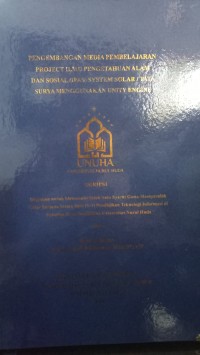 Image of Pengembangan Media Pembelajaran Project Ilmu Pengetahuan Alam Dan Sosial ( IPAS ) System Solar ? Tata Surya Menggunakan Unity Engine