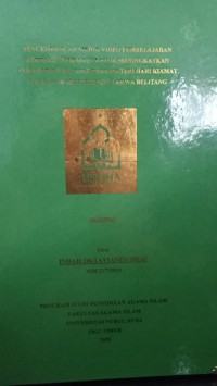 Image of Pengembangan Media Video Pembelajaran Berbasis Invideo AI Untuk Meningkatkan Pemahaman Belajar Pada Materi Hari Kiamat Kelas X Di SMK Terpadu Takwa Belitang