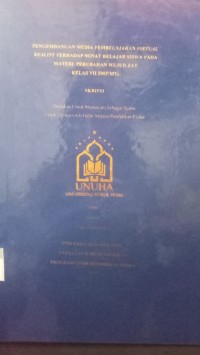 Image of Pengembangan Media Pembelajaran Virtual Reality Terhadap Minat Belajar Siswa Pada Materi Perubahan Wujud Zat Kelas VII SMP/MTs