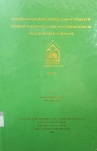 Image of Pengembangan Media Pembelajaran Interaktif Berbasis Web Genially Pada Siswa Sekolah Dasar Kelas IV Di SDN 01 Gumawang