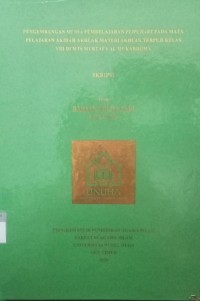 Image of Pengembangan Media Pembelajaran Flipchart Pada Mata Pelajaran Akidah Akhlak Terpuji Kelas VIII Di MTs Murtafa Al Mukarroma