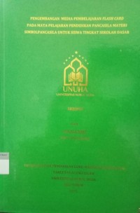 Image of Pengembangan Media Pembelajaran Flash Card Pada Mata Pelajaran Pendidikan Pancasila Materi Simbol Pancasila Untuk Siswa Tingkat Sekolah Dasar