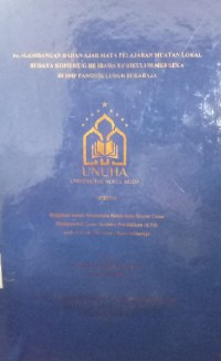 Image of Pengembangan Bahan Ajar Mata Pelajaran Muatan Lokal Budaya Komering Berbasis Kurikulum Merdeka Di SMP Pangudi Luhur Sukaraja
