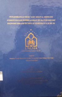 Image of Pengembangan Buku Saku Digital Berbasis Android Dalam Pembelajaran IPS Materi Konsep Ekonomi Kreatif Di SMP 02 Semendawai Suku III