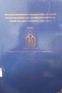 Image of Pengaruh Advertisement Terhadap Perilaku Imluse Buying Pada Produk Skincare Berbasis MarketPlase Shopee mahasiswa Universitas Nurul Huda