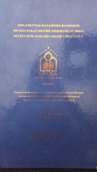 Image of Implementasi Manajemen Bandwidth Menggunakan Metode Hierarchical Token Bucket ( HTB ) Pada SMA Negeri 1 Belitang II