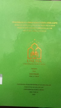 Image of Pengembangan Lembar Kerja Peserta Didik ( LKPD ) Berbasis Aplikasi Canva Pada Mata Pelajaran Fikih Materi Haji dan Umroh Kelas VIII MTs Nurul Huda Sukaraja