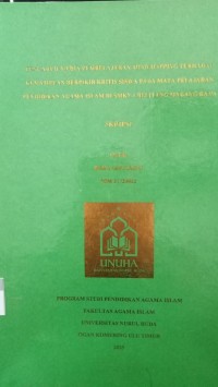 Image of Pengaruh Media Pembelajaran Mind Mapping Terhadap Kemampuan Berpikir Kritis Siswa Pada Mata Pelajaran Pendidikan Agama Islam Di SMKN 1 Belitang Madang Raya