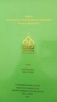 Image of Implementasi Praktik Prilaku Beragama di SMAN 1 Belitang II