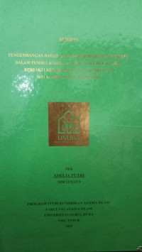 Image of Pengembangan Bahan Ajar E-Book Berbasis Flipbook dalam Pembelajaran Al-Qur'an Hadist Materi Berbakti kepada Orang Tua di Kelas MTs Al-Hidayah Rawabening