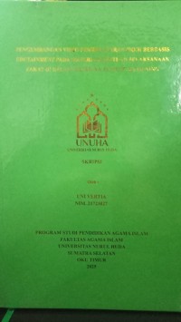 Image of Pengembangan Vidio Pembelajaran Fiqih Berbasis Edutainment Pada materi Ketentuan Pelaksanaan Zakat di Kelas VIII MTs-SA Tanjung Kemuning