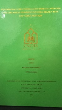 Image of Pengembangan Video Pembelajaran Berbasis Canva pada Mata Pelajaran Pendidikan Pancasila Kelas IV di MI Jami' Sabilil Muttaqin