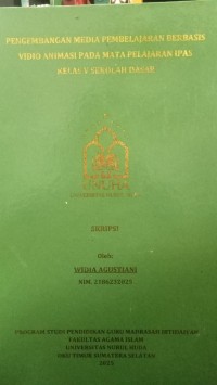 Image of Pengembangan Media Pembelajaran Berbasis Vidio Animasi padq Mata Pelajaran IPAS Kelas V Sekolah Dasar