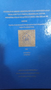 Image of Penerapan Modul Kooperatif Stad Menggunakan Miniatur Tata Surya Sederhana untuk Meningkatkan Keaktifan Siswa MTs Kelas VII