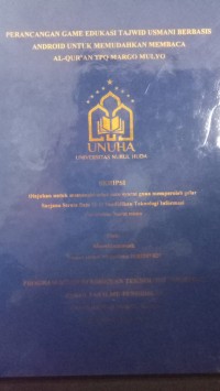 Image of Perancangan Game Edukasi Tajwid Uswani Berbasis Android untuk Memudahkan Membaca Al-Qur'an TPQ Margo Mulyo
