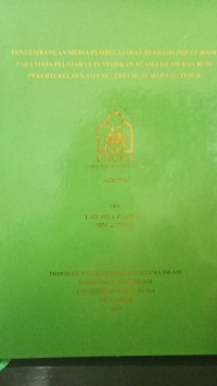 Image of Pengembangan Media Pembelajaran Berbasis POP UP BOOK pada Mata Pelajaran Pendidikan Agama Islam dan Budi Pekerti Kelas X SMA Negeri 1 Buay Madang Timur