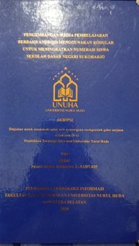 Image of Pengembangan Media Pembelajaran Berbasis Android Menggunakan Kodular untuk Meningkatkan Numerasi Siswa Sekolah Dasar Negeri Sukoharjo