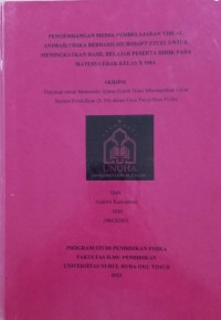 Image of Pengembangan Media Pembelajaran Visual Animasi Fisika Berbasis Microsoft Excel untuk Meningkatkan Hasil Belajar Peserta Didik pada Materi Gerakan Kelas X SMA