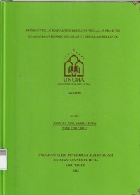 Image of Pembentukan Karakter Religius Melalui Praktik Keagamaan di Smk Roudlatut Thullab Belitang